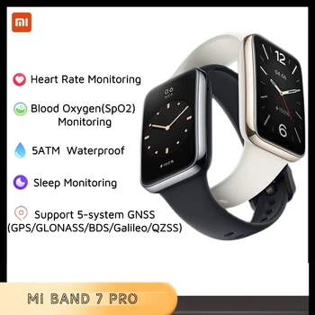Αρχικό Xiaomi Mi Band 7 Pro NFC του Οξυγόνου στο Αίμα Smartwatch GPS Fitness Tracker Αδιάβροχο Έξυπνο Ρολόι Το 2022 Για τους Άνδρες και τις Γυναίκες