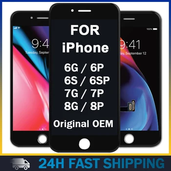 Αρχικός COEM LCD Για το iPhone 6 6G 6s 6S PLUS, 3D Digitizer Οθόνης Αφής για το iPhone 7 8 SE2020 7plus 8 plus LCD Με True tone