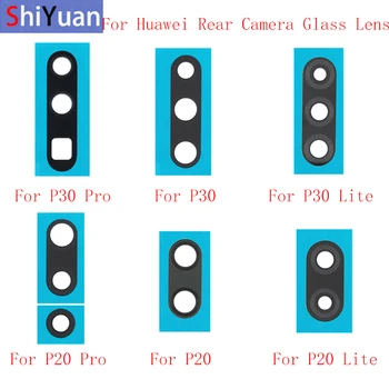 Αρχικός Οπίσθιος Πίσω Κάμερα Φακός Γυαλιού Αντικατάστασης για Huawei P30 P30 Pro P30 Lite P20 Pro P20 Lite με την αυτοκόλλητη ετικέττα