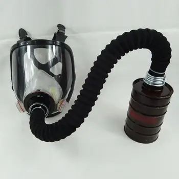 Ασφάλεια Μάσκες Αερίου του Αναπνευστήρα Λαστιχένια Μάνικα Σωλήνα 40mm Σύνδεση Μεταξύ Μάσκα Φίλτρο Κατάλληλο Για τις Περισσότερες Φίλτρο Αερίου Οικιακών