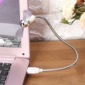 Ασφαλής Χαμηλής Ισχύος Ενέργεια-Εύκαμπτα Μίνι USB Ανεμιστήρας Για το Σημειωματάριο Lap-top Υπολογιστών USB Gadgets Ανεμιστήρα