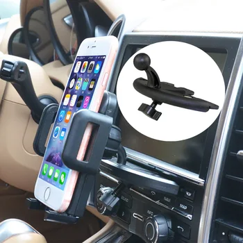 Αυλακώσεων του CD αυτοκινήτων Κινητός Τηλεφωνικός Κάτοχος Αξεσουάρ 17mm Μπάλα το Κεφάλι Βάση για το Αυτοκίνητο Αυλάκωση του CD Τοποθετεί για το IPhone Samsung Xiaomi GPS Παρένθεση