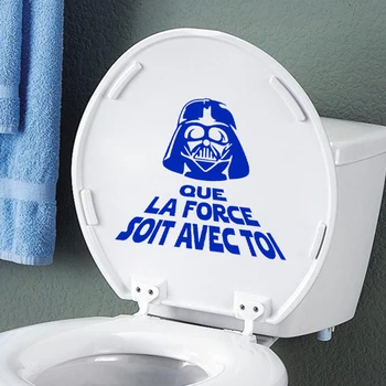 Γαλλική Έκδοση Του Star Wars Imperial Stormtrooper Βινυλίου Decal Αυτοκόλλητες Ετικέττες Για Τη Γαλλία, Μπάνιο, Τουαλέτα Αστεία Αυτοκόλλητα Για Διακόσμηση