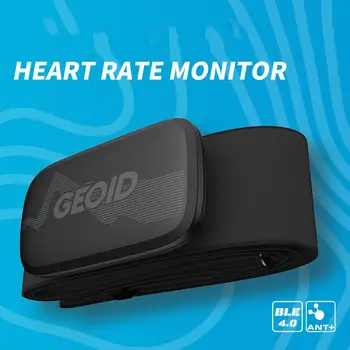 Γεωειδές Hs500 Όργανο ελέγχου Ποσοστού Καρδιών 30-240bpm ψήφισμα Ip67 Αδιάβροχο Ασύρματο Bluetooth-συμβατό Ποδηλασία Χρονόμετρο Αξεσουάρ