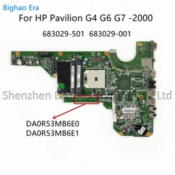 Για HP Pavilion G4-2000 G6-2000 G7-2000 Μητρικών καρτών Lap-top DA0R53MB6E0 DA0R53MB6E1 683029-501 683029-001 Υποστήριξη AMD CPU