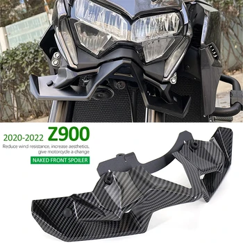 Για Kawasaki Z900 2020-2022 Εξαρτήματα Μοτοσικλετών Μαύρο Γυμνή Μπροστινή Αεροδυναμική Πίεση Spoiler Winglet Αεροδυναμική Πτέρυγα Εξάρτηση Spoiler