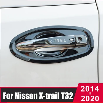 Για το Nissan X-trail X Trail T32 2014-2018 2019 2020 Λαβών Πορτών Ανοξείδωτου Κύπελλων Καλύπτει Περιποίησης Αυτοκόλλητη ετικέττα Εξαρτημάτων Αυτοκινήτων-Styling