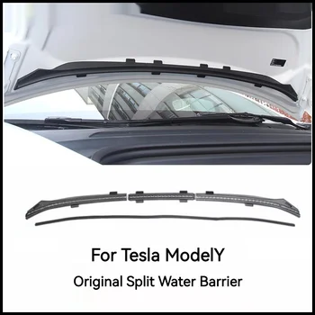 Για Το Tesla Model 3/Y 2018-2023 Μπροστά Αδιάβροχο Περίβλημα Κάλυψη Νερό Λουρίδα Αέρα Κολπίσκων Προστατευτική Κάλυψη Τροποποίηση Αξεσουάρ