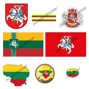 Δημιουργική Λιθουανία Αυτοκόλλητα Λιθουανία Σημαία χάρτη Decal Αυτοκόλλητη ετικέττα Αστείο Λιθουανία LT Μικρή Χώρα Κώδικα Decal Αυτοκόλλητη ετικέττα Αυτοκινήτων Αξεσουάρ