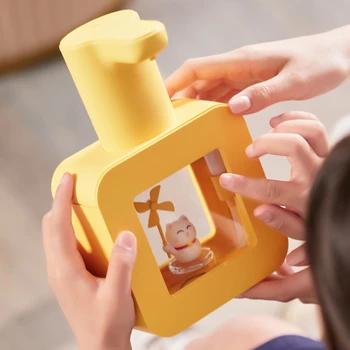 Διανομέας Σαπουνιών Αφρού Αυτόματης Εγχώρια Συσκευή Χέρι Sanatizer Αντλία Πλυσίματος Usb Παιδιά Ο Μπαμπάς Λουλούδι Μπάνιο Υγρή Αεροζόλ Κουζίνα