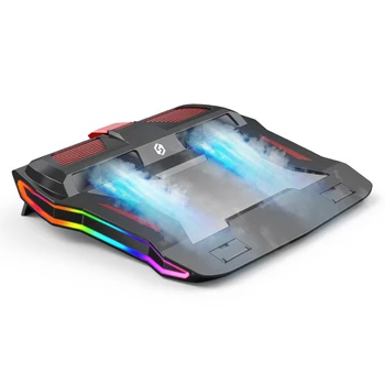 Δοχείο Ψύξης lap-top RGB Notebook Stand Ισχυρή Ροή Αέρα Διευθετήσιμο Δροσίζοντας Μαξιλάρι για Lenovo Λεγεώνα Y7000P 15.6/17.3 ίντσα