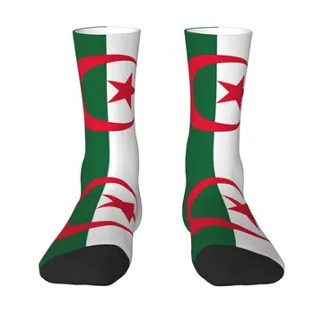 Δροσερό Σημαία της Αλγερίας Κάλτσες, για Γυναίκες Άνδρες Ζεστό 3D Εκτύπωσης Αλγερίας Περήφανη Πατριωτική Ποδοσφαίρου Αθλητικές Κάλτσες