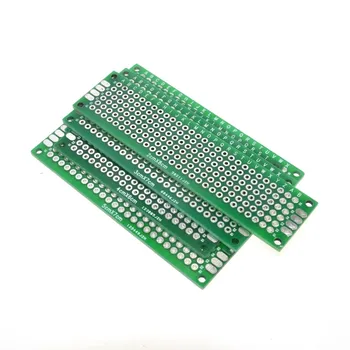 Δωρεάν αποστολή Dropshipping 4PCS 5x7 4x6 3x7 2x8cm διπλό Δευτερεύον pcb πρωτοτύπων Χαλκού Καθολικός Πίνακας Φίμπεργκλας πίνακας για το Arduino