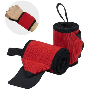 Δύναμη Γυμναστήριο Άρσης Βαρών Velcro, Περικαλύμματα Κατάρτισης Wristband Υποστήριξη Καρπών Στήριγμα Καρπών Ιμάντες Άρσης Βαρών Σε Πάγκο Γυμναστικής