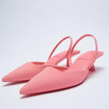 Εμπορικό σήμα Μόδας Συν Μέγεθος 42 Γυναίκες Σανδάλια 2022 Καλοκαίρι Νέα Σέξι Μουλάρια Τακούνι Παπούτσια Γυναίκα Slip-On Επισήμανε Σανδαλιών Τακουνιών για τις Γυναίκες