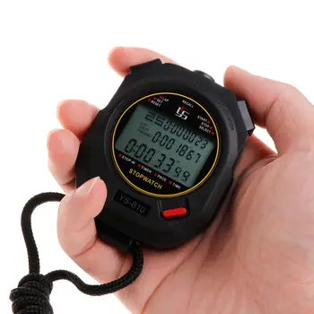 Επαγγελματίας 3 Σειρές των 100 Χρονόμετρο Χρονόμετρα Χειρός Ψηφιακό Χρονόμετρο Στίβου Αθλητικά Τρέχοντας Κατάρτισης Χρονογράφος Χρονόμετρο