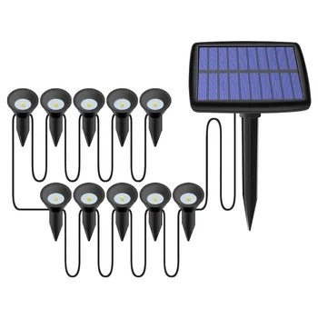 Ηλιακός-Εδάφους Φω'τα 10 1 Υπαίθριο Ηλιακό Οδηγημένο Ελαφρύ Αδιάβροχο Φωτισμού Τοπίων για το Ναυπηγείο Διάβαση πεζών Δρόμο, Διακόσμηση Κήπων