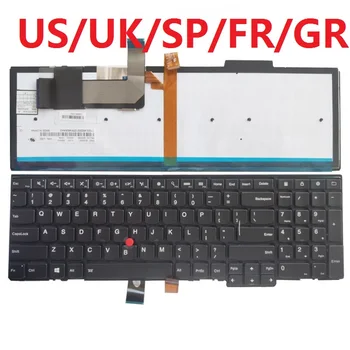 ΗΠΑ/του UK/SP/FR/GR πληκτρολόγιο lap-top για Lenovo ThinkPad E540 E531 T540 W540 W541 T550 W550 L540 L560 T540P T560 P50S L570 ΌΧΙ αναδρομικά φωτισμένο