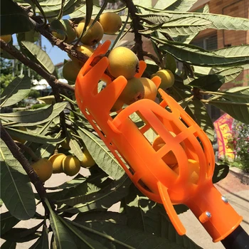 Κήπο, Καλάθι με Φρούτα Επιλογέα Κεφάλι Πλαστικό το Μάζεμα των Φρούτων, Εργαλείο Υψηλής υψόμετρο εργαλείο συλλογής Φρούτων Picking Loquat Πάρει Bayberry Εργαλείο