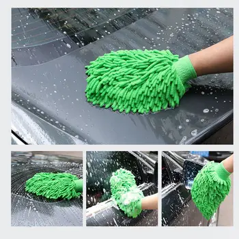 Καθαρισμός Αυτοκινήτων Ξήρανση Γάντια Πολύ Λεπτή Ίνα Chenille Microfiber Παράθυρο Εργαλείο Πλύσης Σπίτι Καθαρίζοντας Γάντι Πλυσίματος Αυτοκινήτων Αξεσουάρ Αυτοκινήτων