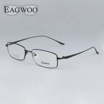 Καθαρό Τιτάνιο Γυαλιών Πλήρες Πλαίσιο Οπτικό Πλαίσιο Συνταγή Θέαμα Επιχειρήσεων Ποτήρια Για Τους Άνδρες Έξοχη Ελαφριά Eyeglasses Παράθυρο