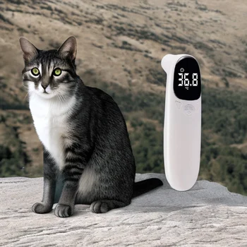 Κατοικίδιο Σκύλο Γάτα Αυτί Ψηφιακά Θερμόμετρα Ζώο Μέτρηση Μη-Επαφών Ηλεκτρονικό Ακριβή Για το Σπίτι και την Κλινική Κτηνιατρική Χρήση Παροχής ηλεκτρικού