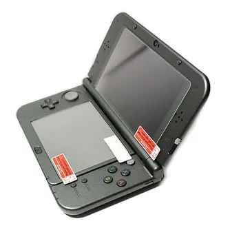 Κορυφή Μετριασμένος Προστάτης Οθόνης Γυαλιού LCD+Κατώτατο σημείο της PET Σαφής Πλήρης Κάλυψη Προστατευτική Ταινία Guard για το Nintendo New 3DS XL/LL 3DSXL/3DSLL