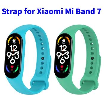 Λουρί σιλικόνης Αντικατάσταση Βραχιόλι για Xiaomi Mi Band 7 Λουρί Καρπών Αθλητικού Έξυπνο ζώνη Ρολογιών Βραχιολιών Wriststrap Έξυπνο Ρολόι Μπάντα