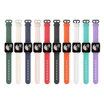 Λουρί σιλικόνης Για το Xiaomi Mi Ρολόι Lite Παγκόσμια Έκδοση Έξυπνο Ρολόι Αντικατάστασης Αθλητικό Βραχιόλι Wristband για το Redmi Λουρί Ρολογιών