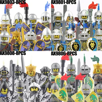 Μέση Ηλικία Κάστρο Ιπποτών Στοιχεία Μεσαιωνική Θωρακισμένο Ρώμη Πολεμιστής Στρατιώτες Δομικά Στοιχεία Όπλα Τόξο, Σπαθί, Κράνος Τούβλα Παιχνίδια