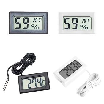 Μίνι Ψηφιακό LCD Εσωτερική Κατάλληλος Αισθητήρας Θερμοκρασίας Μετρητής Υγρασίας Θερμόμετρο Υγρόμετρο Μετρητής για το Ψυγείο Ενυδρείο