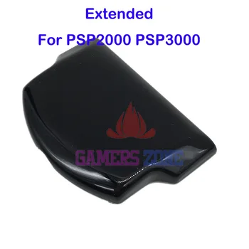 Μαύρο Λευκή Slim Εκτεταμένη Μπαταρία Πόρτα Πίσω Περίπτωση Κάλυψης Για τη Sony PSP 3000 2000
