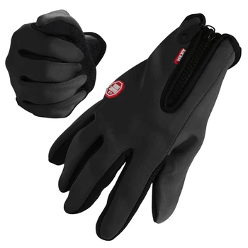 Μοτοσικλέτα Γάντια Ζεστό Χειμώνα οθονών Επαφής Υπαίθριο Αθλητισμό Γάντια για τους Άνδρες και τις Γυναίκες Αδιάβροχο Αντιανεμικό, Αντι-Slip Χειμώνα Γάντια