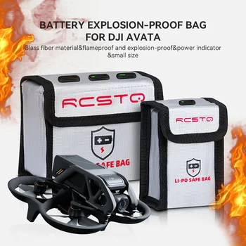 Μπαταρία Lipo Safe Bag Τσέπη για το DJI AVATA Προστατευτική Έκρηξη-απόδειξη Μπαταρία Τσάντες Αποθήκευσης Περίπτωση για το DJI AVATA Pro Αξεσουάρ