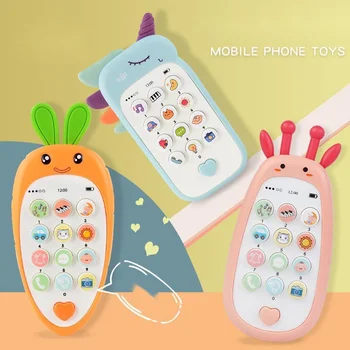 Μωρό Τηλέφωνο Τηλέφωνο Μουσική Ήχο Παιχνίδι Μηχανή Για Τα Παιδιά Βρεφικής Νωρίς Εκπαιδευτικό Κινητό Τηλέφωνο Δώρο