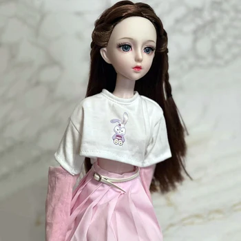 Μόδα 60cm Κούκλα Ρούχα Γυναικεία 1/3 BJD Μοντέλο Doll Λευκό Δέρμα Κούκλα για τα Κορίτσια Κούκλα Δώρο Παιχνιδιών Κούκλες για τα Κορίτσια