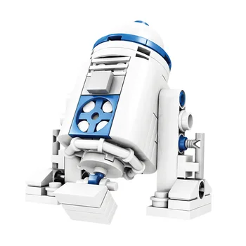 Νέα 102PCS Ρομπότ Αστέρι Ένωση Μίνι Μοντέλο R2D2 R2-D2 Σχήμα Wars Οικοδόμηση Τούβλα Αγόρια Κλασική Ταινία Εξάρτηση Δώρο Παιχνίδια για τα Παιδιά