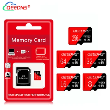 Νέα Κάρτα Λάμψης Μικροϋπολογιστών SD TF Κάρτα 128GB και 256GB, Κάρτα Μνήμης 32GB 16GB Micro SD Κάρτα 8GB Class10 tarjets memoria 64 gb Υψηλής Ταχύτητας