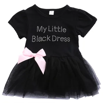 Νέο Μικρό Παιδί Βρέφος Νεογέννητο Μωρό Κορίτσια Φόρεμα Τόξο Φόρεμα Μπάλα Μίνι Μαλακό Φόρεμα Επιστολή Όμορφα Casual Ρούχα