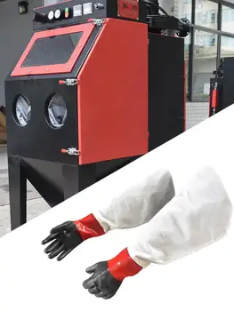 Νεώτερη Αμμόστρωση Γαντιών Αναπνεύσιμων Άνετη Ένδυση-Αντίσταση Γάντια Μηχανή Αμμόστρωσης Αξεσουάρ #40