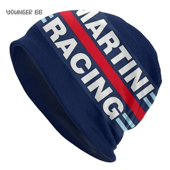 Ο ρόσι Άντρες, για Γυναίκες Καπέλα Beanie MARTINI RACING TEAM Πλεκτό Καπέλο Χιπ Χοπ Καλυμμάτων αυτιών Καπό Δρόμο Skullies Σκούφοι