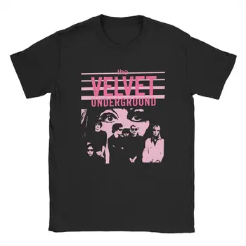 Οι Velvet Underground T Shirt Ανδρών Βαμβάκι Αστεία T-Shirts Crewneck Tees Κοντό Μανίκι Ρούχα Ιδέα Για Δώρο