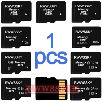 Ολοκαίνουργιο Mic Κάρτα TF Class2/4/10 128MB 256MB 512MB 1GB 2GB 4GB 8GB 16GB 32GB 64GB TF Flash Card Κάρτα Μνήμης