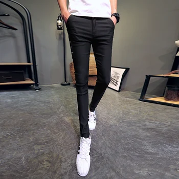 Ολοκαίνουργιο Ανδρών Καλοκαίρι Παντελόνι Μόδας 2023 Όλα Ταιριάζουν Με Skinny Παντελόνι Άνδρες Streetwear Casual Παντελόνι Άνδρες Καυτή Πώληση