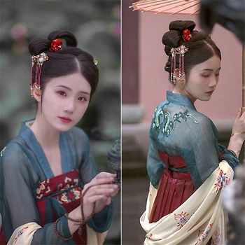 Παραδοσιακή Κινεζική Γυναικών Μόδας Hanfu Vintage Αρχαία Κοστούμι Tang Κοστούμι Φεστιβάλ Νέο Έτος Λαϊκός Χορός Δικαστήριο Φόρεμα Νεράιδα