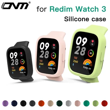 Περίπτωση προστάτη για το Xiaomi Redmi Ρολόι 3 Lite Smartwatch Προστατευτικός Προφυλακτήρας Σιλικόνης Μαλακή Κάλυψη της Shell Αξεσουάρ για το Redmi Watch3
