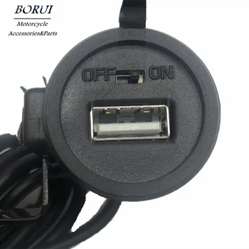 Προσαρμοστής Φορτιστών USB Γρήγορη Φόρτιση 9V-36V 2.5 A Αδιάβροχη παροχή Ηλεκτρικού Ρεύματος Υποδοχή Εξαρτημάτων Μοτοσικλετών Για τα Κινητά Τηλέφωνα