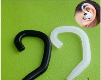 Προσφορές 4 Χρώμα Ακουστικών Σιλικόνης Κλιπ Γάντζο κλιπ αυτιού αυτί γάντζο κρεμαστρών για το Καθολικό Ακουστικό Κασκών