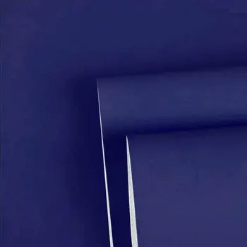 Στερεό Χρώμα Βασιλικό Μπλε Διακόσμηση Επαφή Χαρτί για το Καθιστικό Βινυλίου Αυτοκόλλητη Αδιάβροχη Ταπετσαρία Φλούδα και Ραβδί Αυτοκόλλητων ετικεττών Τοίχων