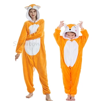 Τα Παιδιά Kigurumi Μονόκερος Πιτζάμες Παιδιά Μωρό Ζώο Αλεπού Φόρμα Ολόσωμη Φόρμα Κορμάκι Panda Πιτζάμες Πιτζάματα Κορίτσια Pyjama Pijamas